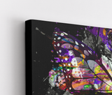 Abstract Art Background with Butterfly