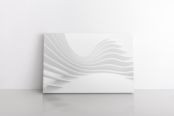 White Modern Abstract