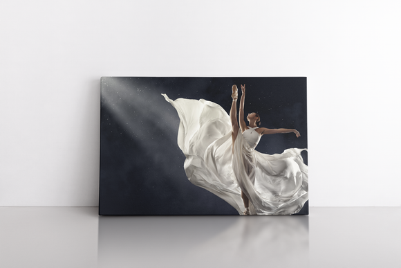 Ballerina In White Dress