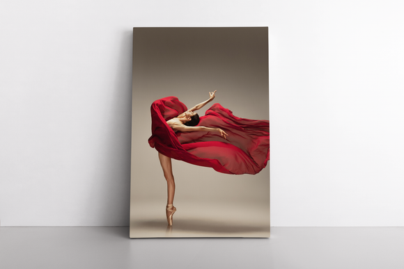 Red Dress Ballerina