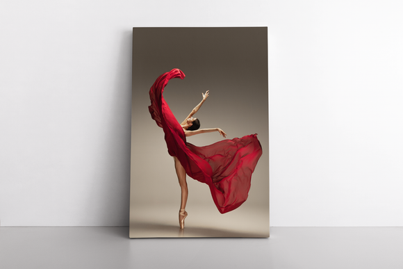 Red Dress Ballerina