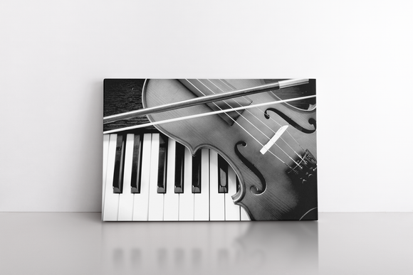 Violin And Piano Keyboard