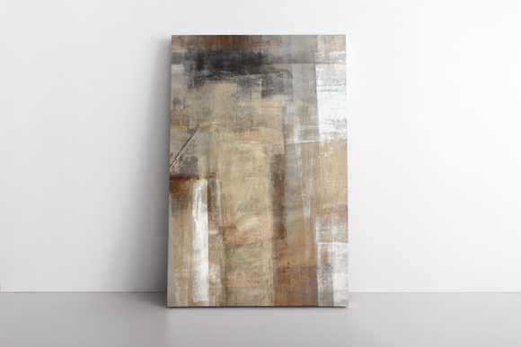 Brown And Beige Abstract