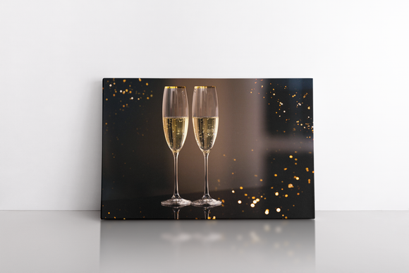 Glasses with Sparkling Champagne