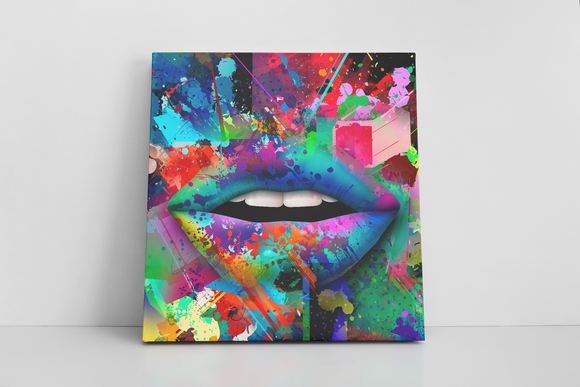 Colorful Lips Art