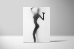 Sexy Silhouette of Woman Posing