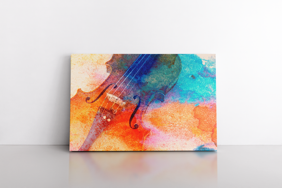 Abstract Violin Background