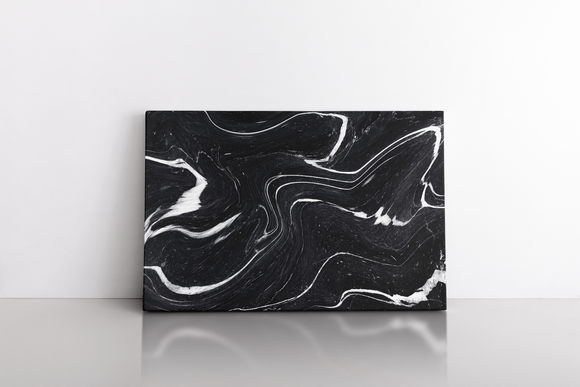 Black Marble Abstract