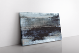 Blue and Grey Abstract Art Painting