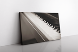 Piano Keys on Black Piano