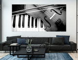 Violin And Piano Keyboard