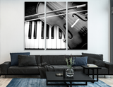 Violin And Piano Keyboard