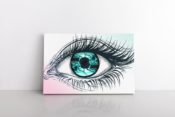 Illustration of Realistic Human Eye