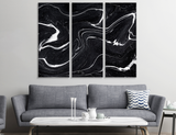 Black Marble Abstract