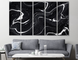 Black Marble Abstract